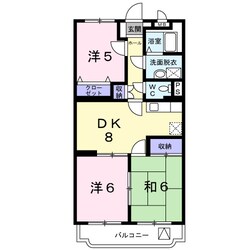 ファミールＫ向山Ⅱの物件間取画像